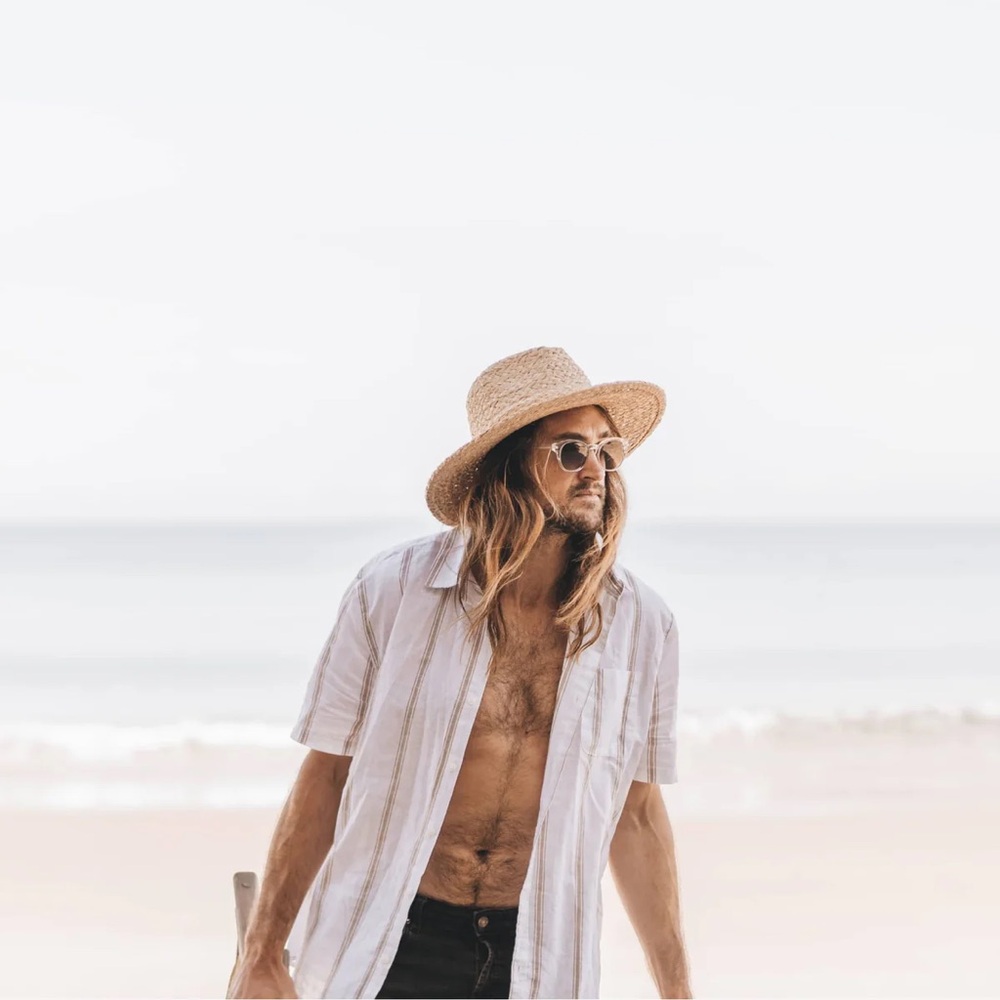 Will & Bear NWT River Sand Men’s & Women’s Unisex Raffia Straw Hat - Picture 9 of 15